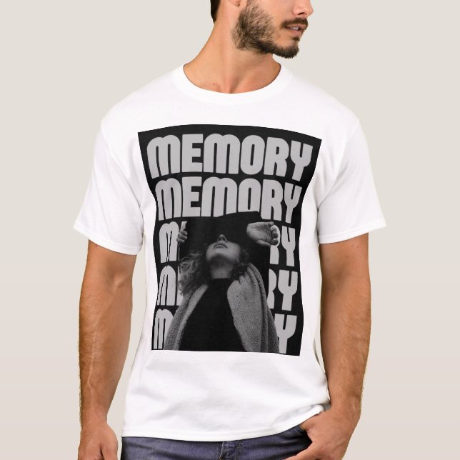 MEMORY. TEXT PRINTED T-SHIRT (Front)