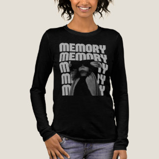 Memory Typography Graphic Long Sleeve T-Shirt Tri-Blend Shirt