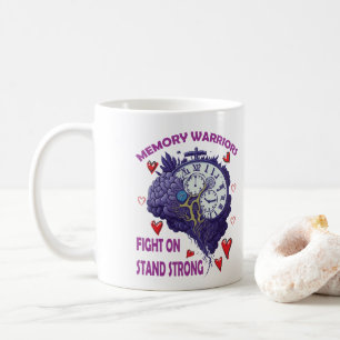 Memory Warriors: Fight On, Stand Strong Coffee Mug