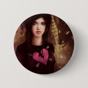 Memory's Wake Cover Art 6 Cm Round Badge
