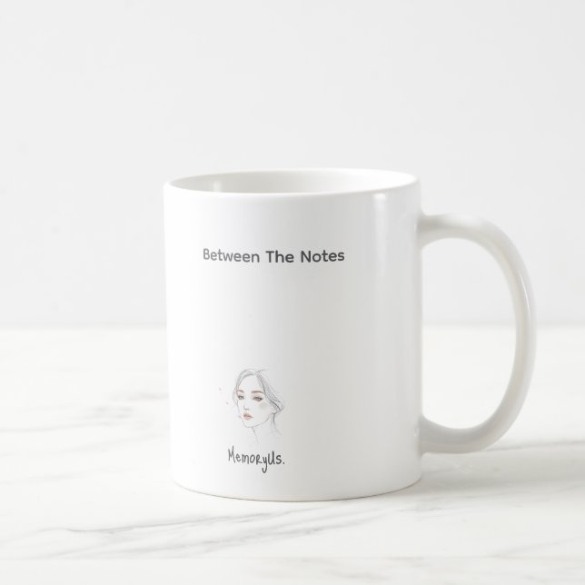 MemoryUs. Between The Notes Mug (Right)