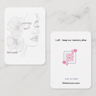 MemoryUs Love Note Card -Still Us QR Lyrics