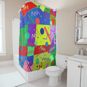Memphis #64 shower curtain
