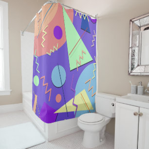 Memphis #7 shower curtain