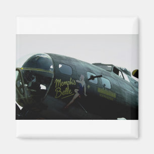 Memphis Belle, nose art Magnet