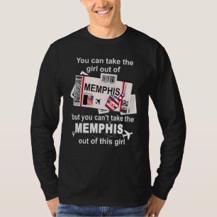 Memphis Boarding Pass Memphis Girl T-Shirt