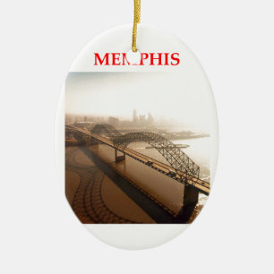 memphis ceramic tree decoration