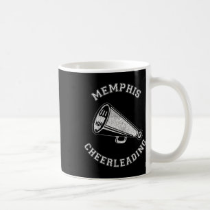 Memphis Cheer Distressed Retro 90's Cheerleader Coffee Mug