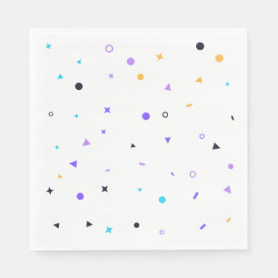 Memphis Confetti Seamless Pattern Napkin