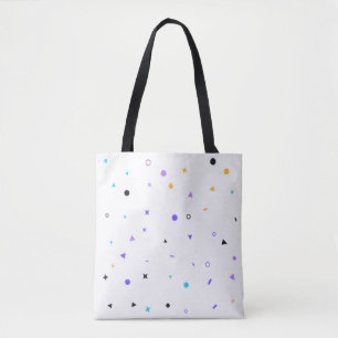 Memphis Confetti Seamless Pattern Tote Bag