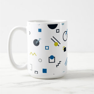 Memphis, cool, trendy, modern geometric art coffee mug