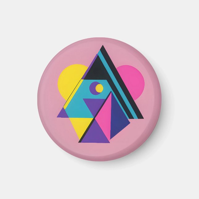 Memphis Design Dwelling Magnet (Front)