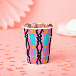 Memphis Design Wire Paper Cups