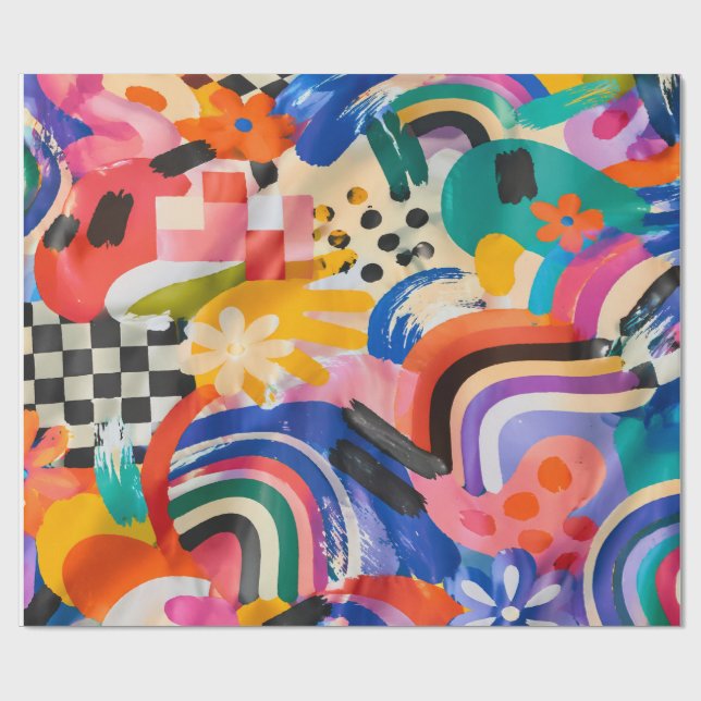 Memphis Gift Wrap (Flat)