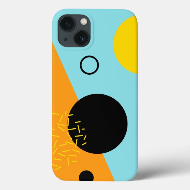 Memphis, hipster, trendy, cool illustration art Case-Mate iPhone case (Back)