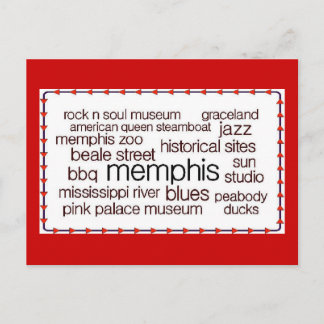 Memphis in Brown Postcard