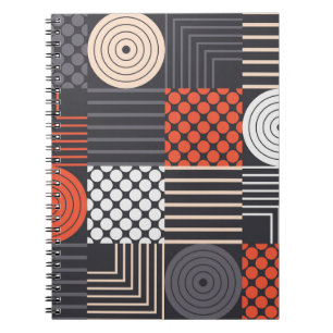 Memphis Magic: Geometric Banner Fun Notebook