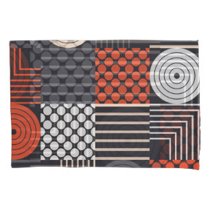 Memphis Magic: Geometric Banner Fun Pillowcase