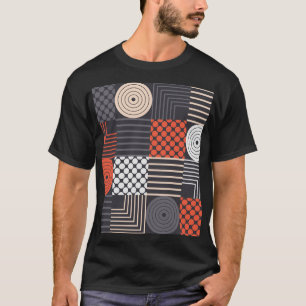 Memphis Magic: Geometric Banner Fun T-Shirt
