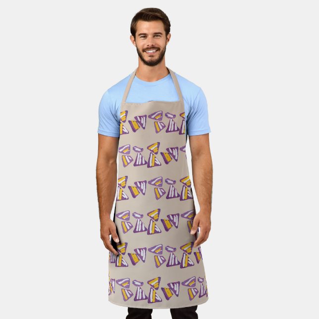Memphis Nachos on Baking Stone apron (Worn)