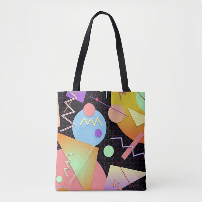 Memphis No. 412 Tote Bag (Front)