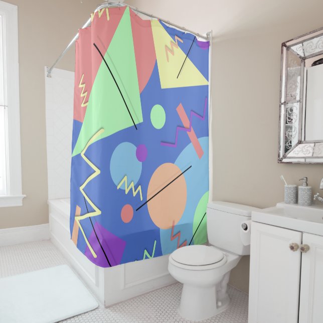 Memphis No. 5 Shower Curtain (In Situ)