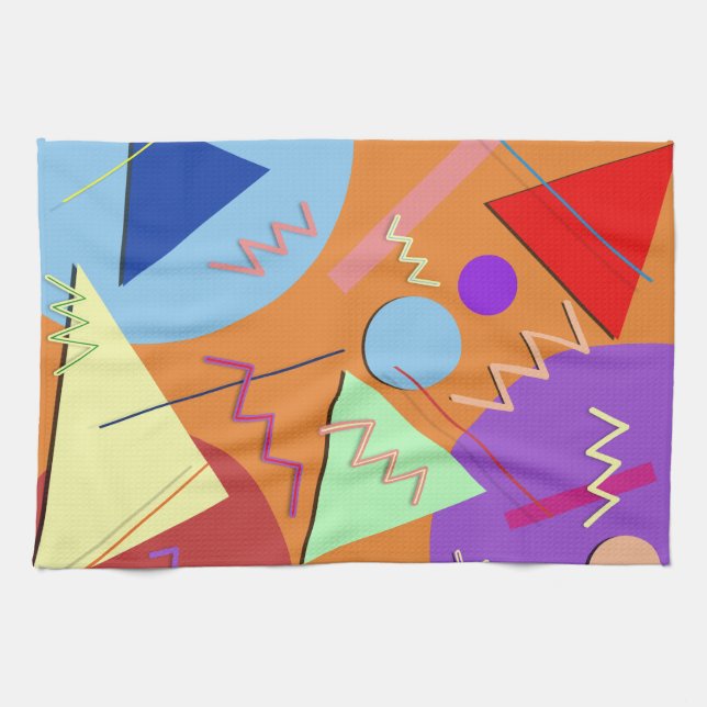 Memphis No. 8 Tea Towel (Horizontal)