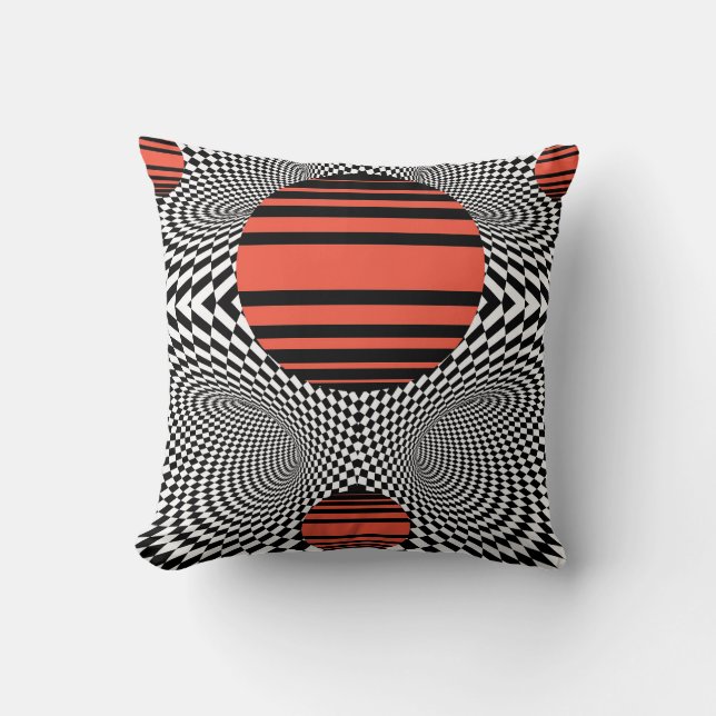 Memphis OpArt Cushion (Front)
