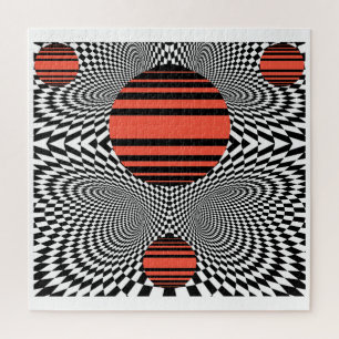 Memphis OpArt Jigsaw Puzzle