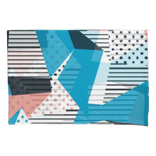 Memphis Pattern: Minimalist Abstract Trend Pillowcase