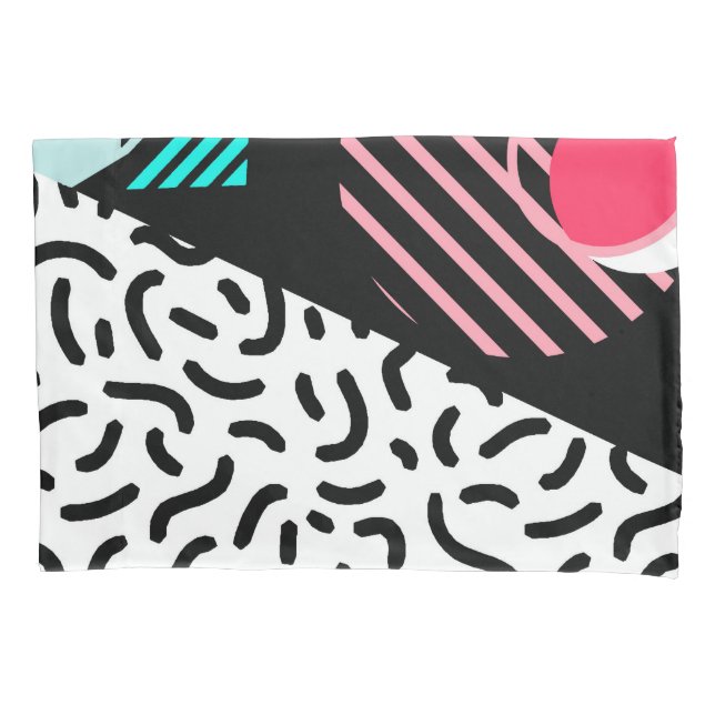 Memphis Pattern Pillowcase (Front)