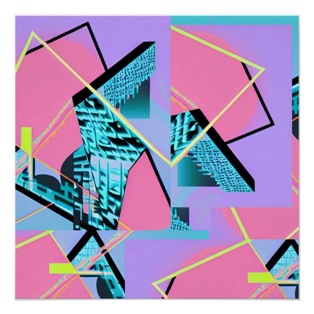 Memphis Pong Exchange Poster (Front)