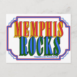 Memphis Rocks Postcard