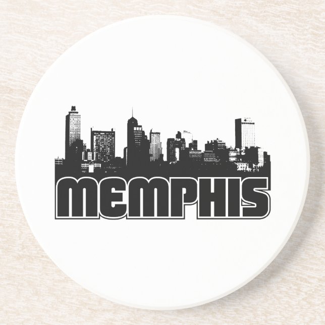 Memphis Skyline Coaster (Front)