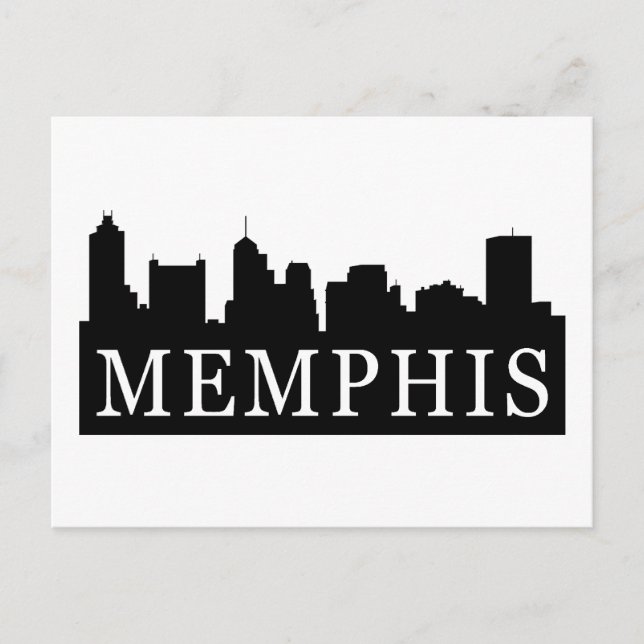 Memphis Skyline Postcard (Front)