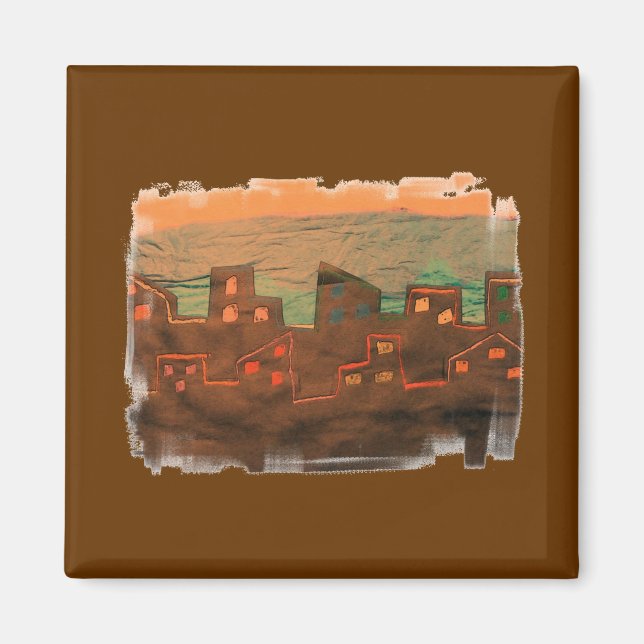Memphis Sunrise Magnet (Front)