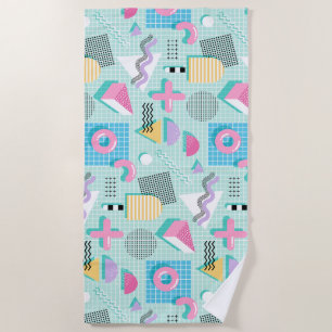 Memphis Sweet Candies Beach Towel