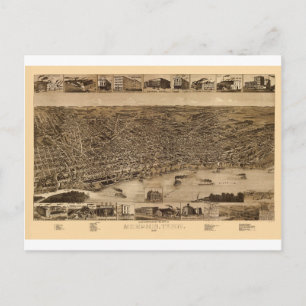 Memphis Tennessee 1887 Postcard