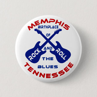 Memphis, Tennessee 6 Cm Round Badge