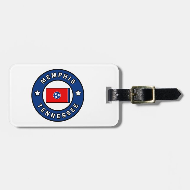 Memphis Tennessee Luggage Tag (Front Horizontal)