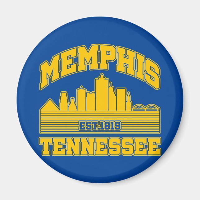 Memphis,Tennessee Magnet (Front)