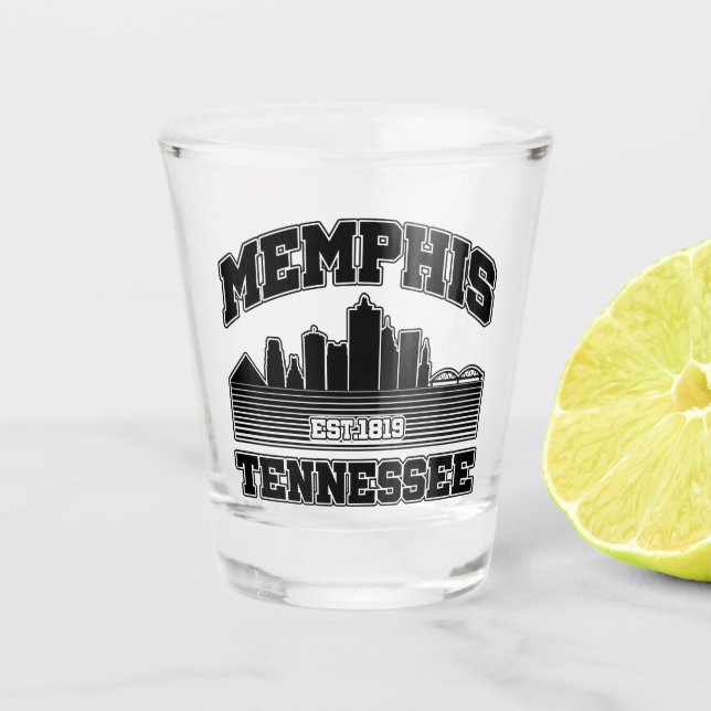 Memphis,Tennessee Shot Glass (Front)