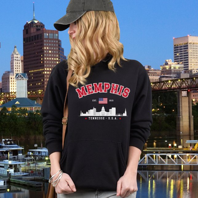 "Memphis Tennessee – Skyline Art  Hoodie (Creator Uploaded)