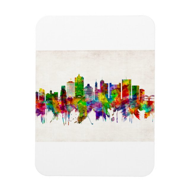 Memphis Tennessee Skyline Magnet (Vertical)
