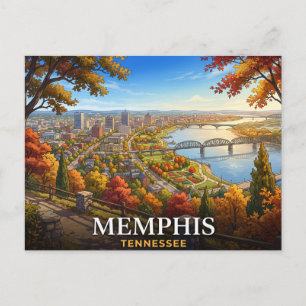 Memphis Tennessee Travel Postcard