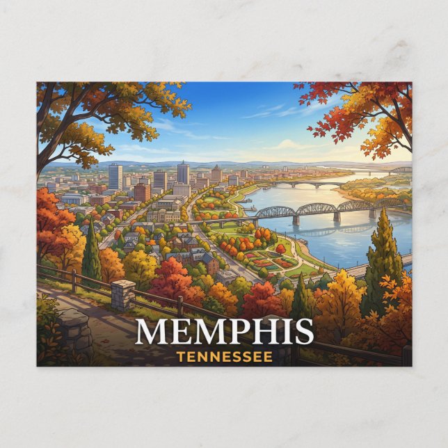 Memphis Tennessee Travel Postcard (Front)