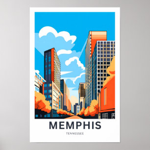 Memphis Tennessee Travel Print