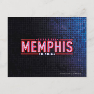 MEMPHIS - The Musical Logo Postcard