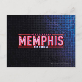 MEMPHIS - The Musical Logo Postcard
