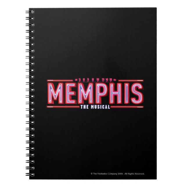 MEMPHIS - The Musical Logo Spiral Notebook (Front)